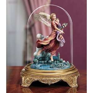   In the Arms of an Angel Sculpture in Mini Bell Jar 