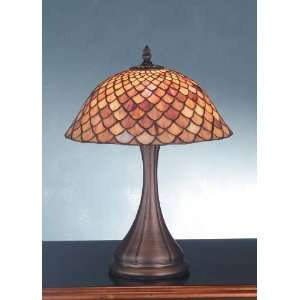  16.5H Tiffany Fishscale Accent Lamp