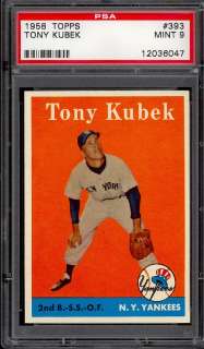 1958 Topps Tony Kubek #393 PSA 9 MINT (PWCC)  