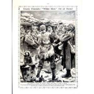  1915 16 WORLD WAR BRITISH SOLDIERS HORSES CHRISTMAS