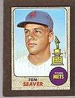 1968 Topps Tom Seaver 45 EX bv 50 Mets 2nd Year  