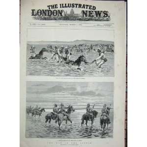  1884 War Soudan Tokar Horses Flood Battle El Teb Boiler 