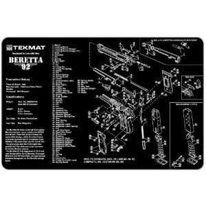 Beretta 92, M9 Gun Cleaning   Armorers Bench Mat  Sports 