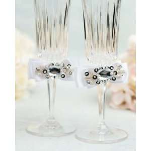  Glam Wedding Toasting Glasses