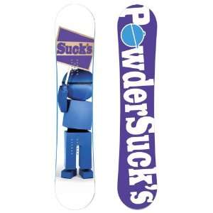   Powder Sucks Reverse Camber Snowboard 2012