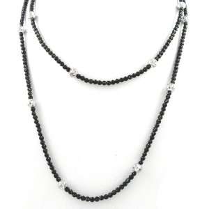   Bernardi Silver and Black 36 Necklace Officina Bernardi Jewelry