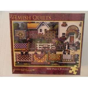  Amish Quilts 500 Piece Puzzle Featuring the Art of Eric 
