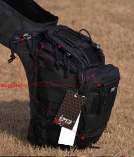 Military Fashion Sport Shoulder Bag Case Camera black  