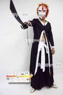 Ichigo Kurosaki Bankai Cosplay ONLY Costume  