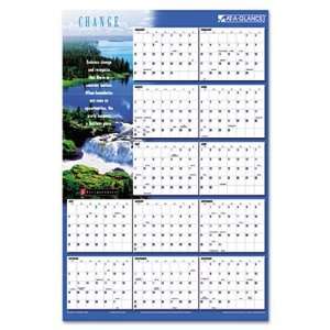   Reversible/Erasable Yearly Wall Calendar AAGPMW83B 28
