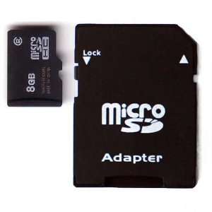  Komputerbay 8GB MicroSD SDHC Class 2 with SD Adapter 