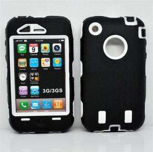 New Deluxe Silicone Rubber Hard Case Cover Skin Shape For IPHONE 3G 