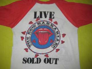 1979 THE NEW BARBARIANS TOUR T SHIRT ROLLING STONES 70s  