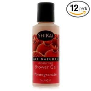 Shikai ProduCTs Shower Gel Pomegranate Trial   2 Oz, 12 