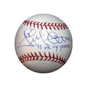   Autographed/Hand Signed MLB Baseball with 93 Al Cy Young Inscription