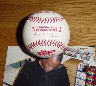 1982 BREWERS Ben Oglivie signed World Series baseball  