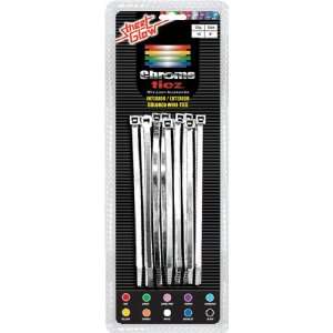  4 IN. CHROME HOTT TIEZ (100)   WHITE Automotive