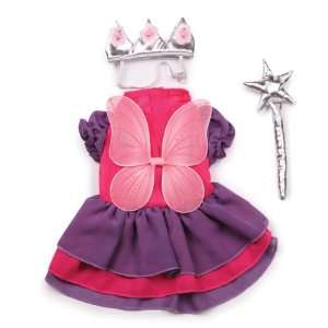   Fairy Princess Dog Costume, Purple, 16 Inch, Medium