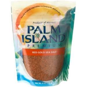 Palm Island Premium Red Gold Sea Salt, 6 oz, 6 ct (Quantity of 2)