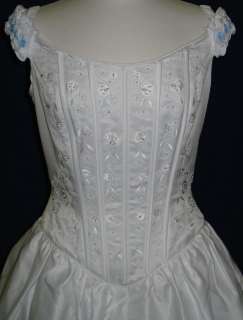 This auction is for white dress with white embroidery. The first three 