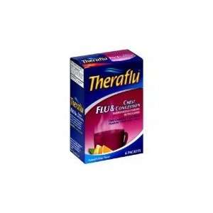 Theraflu Flu And Chest Congestion Relief Powder Packets , Natural 