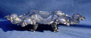 Reed & Barton Silverplate Oyster Deviled Egg Serving Tray 1861 1/2 