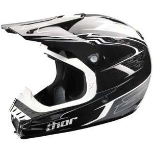    Thor Youth Quadrant Full Face Helmet Medium  Black Automotive