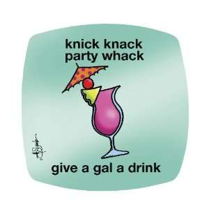  Mother Booze Knick Knack Winers Wine Glass Topper, Set of 