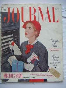 LADIES HOME JOURNAL MAGAZINE~NOV 1952~RETRO~FAB ADS  