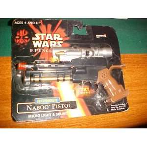    Star Wars Episode 1 Electronic Mini Naboo Pistol Toys & Games