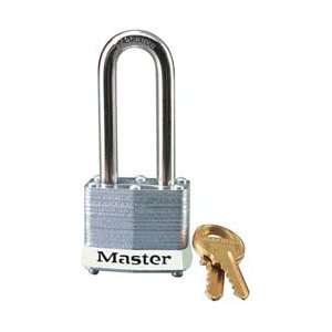 Master Lock 1 1/2 Shackle Wht Ka Safety Steel Body Padlock