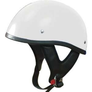  THH T 69 Solid Half Helmet Large  White Automotive