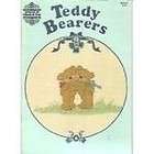 teddy bearers gloria pat cross stitch book very cute expedited 