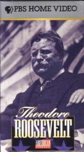 VHS 2 VIDEO PBS THEODORE ROOSEVELT  
