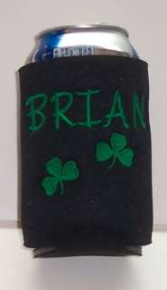 PERSONALIZED EMBROIDERED Koozie Can Cover WITH PICTURES  