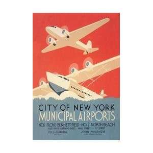City of New York Municipal Airports (WPA) 20x30 poster  