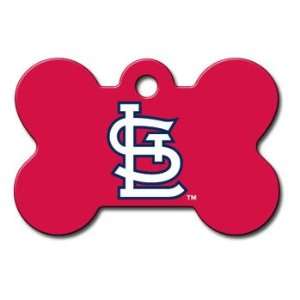    Tag St. Louis Cardinals MLB Bone Personalized Engraved Pet ID Tag