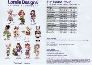 Loralie Designs 630456 Fun House Embroidery Designs Multi Formatted CD