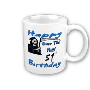 Over the Hill 51st Birthday Coffee Mug 