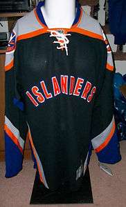   York Islanders Black Third Alternate Reebok 7185 Jersey Large Tavares