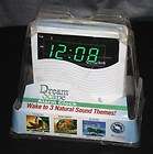 Westclox DreamScape Alarm Clock Wake up to Birds Country Seaside 