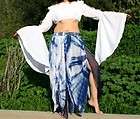   Gothic Tribal Burlesque Belly Dance Dancing Fairy Petal Skirt LOT 2 PC
