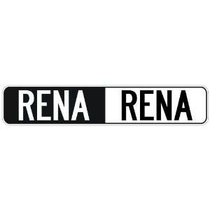   NEGATIVE RENA  STREET SIGN