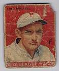 1933 Goudey #38 Fred Brickell poor condition