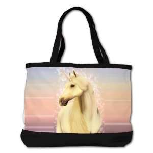   Shoulder Bag Purse (2 Sided) Black Real Unicorn Magic 