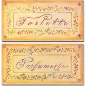  White   Toilette & Parfumerie, Set of 2