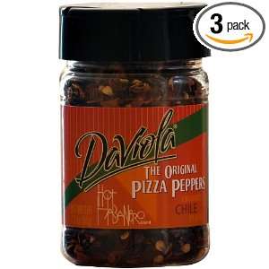 Daviola Hot Habanero Original Pizza Peppers,1.97 Ounce (Pack of 3)