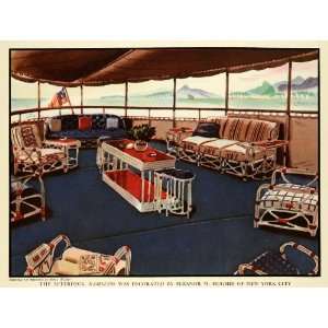  Yacht Nameless Afterdeck Lounge Eleanor Hughes Ship New York City 
