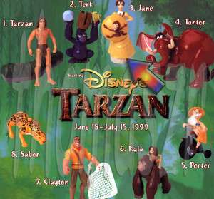   figure/toy #2   Disneys TARZAN movie   McDonalds (1999) *Mint  