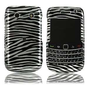  For Blackberry Bold 2 9700 Hard Case Silver/Black Zebra 